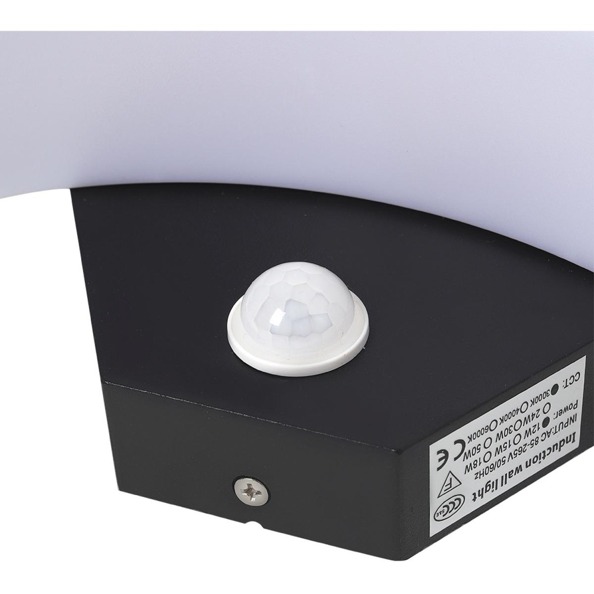 Outdoor Wall Mount Garden Integrated LED Light - Dark Grey – image 7