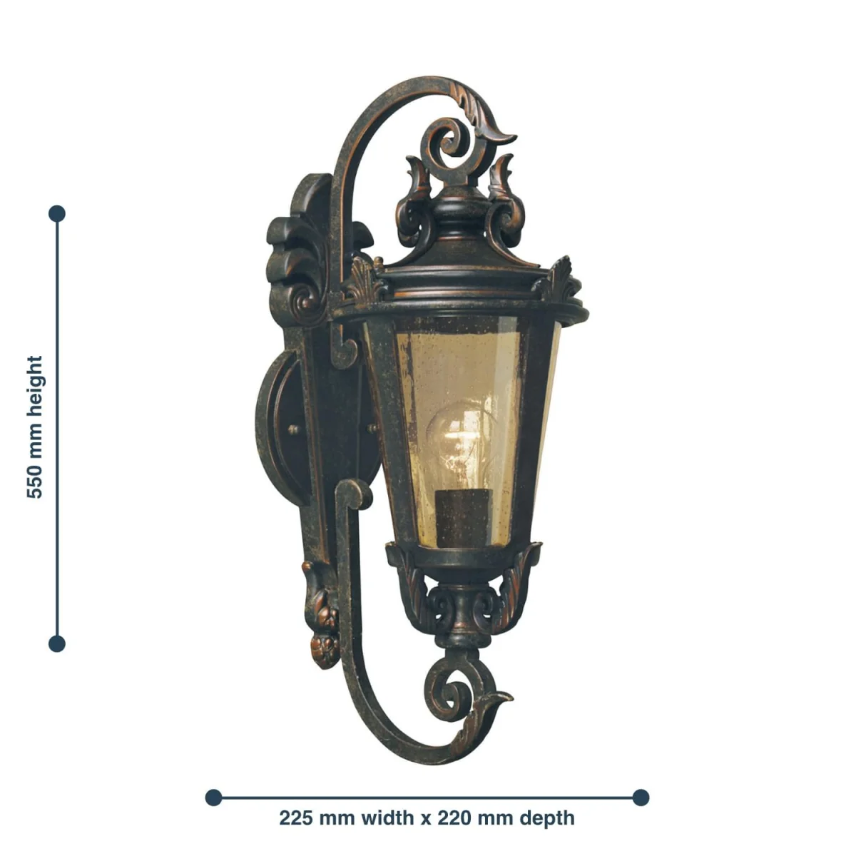 Elstead Lighting Baltimore Wall Light Bronze - Bronze – image 2