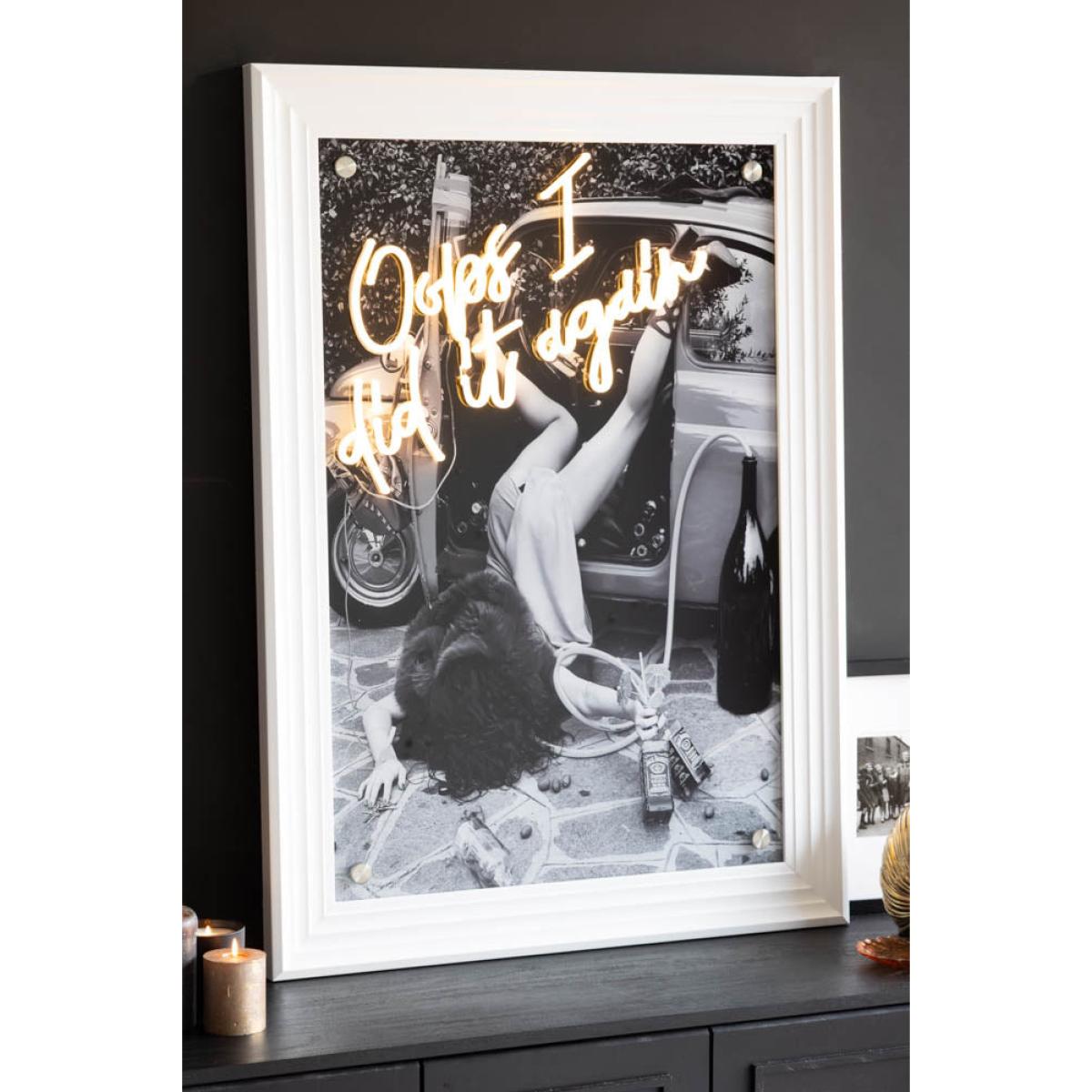 Oops I Did It Again...Framed Neon Wall Light - Available in Two Options – image 2