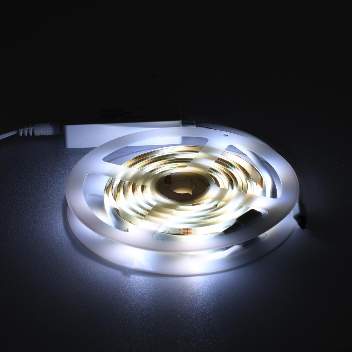 LED RGB 1M Battery Operated Strip Light - White – image 9