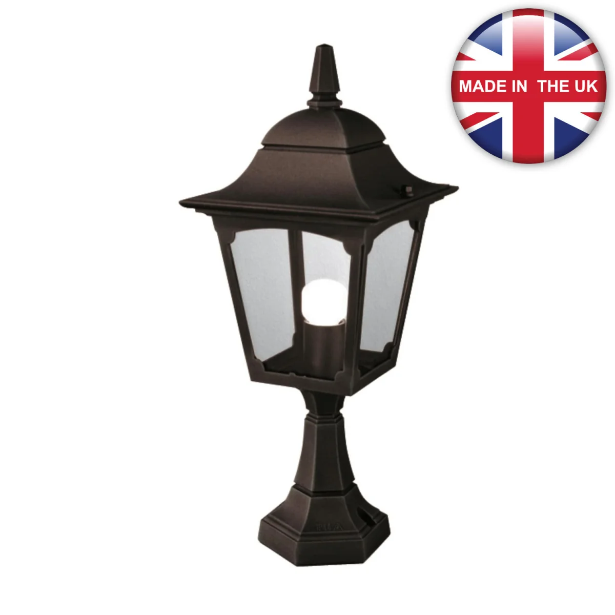 Elstead Lighting Chapel Pedestal Light Black - Black – image 2