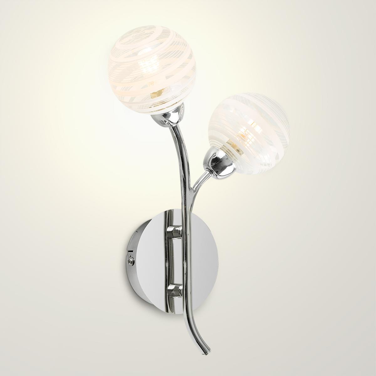 Maze Twin Silver Indoor Wall Light - Silver – image 3