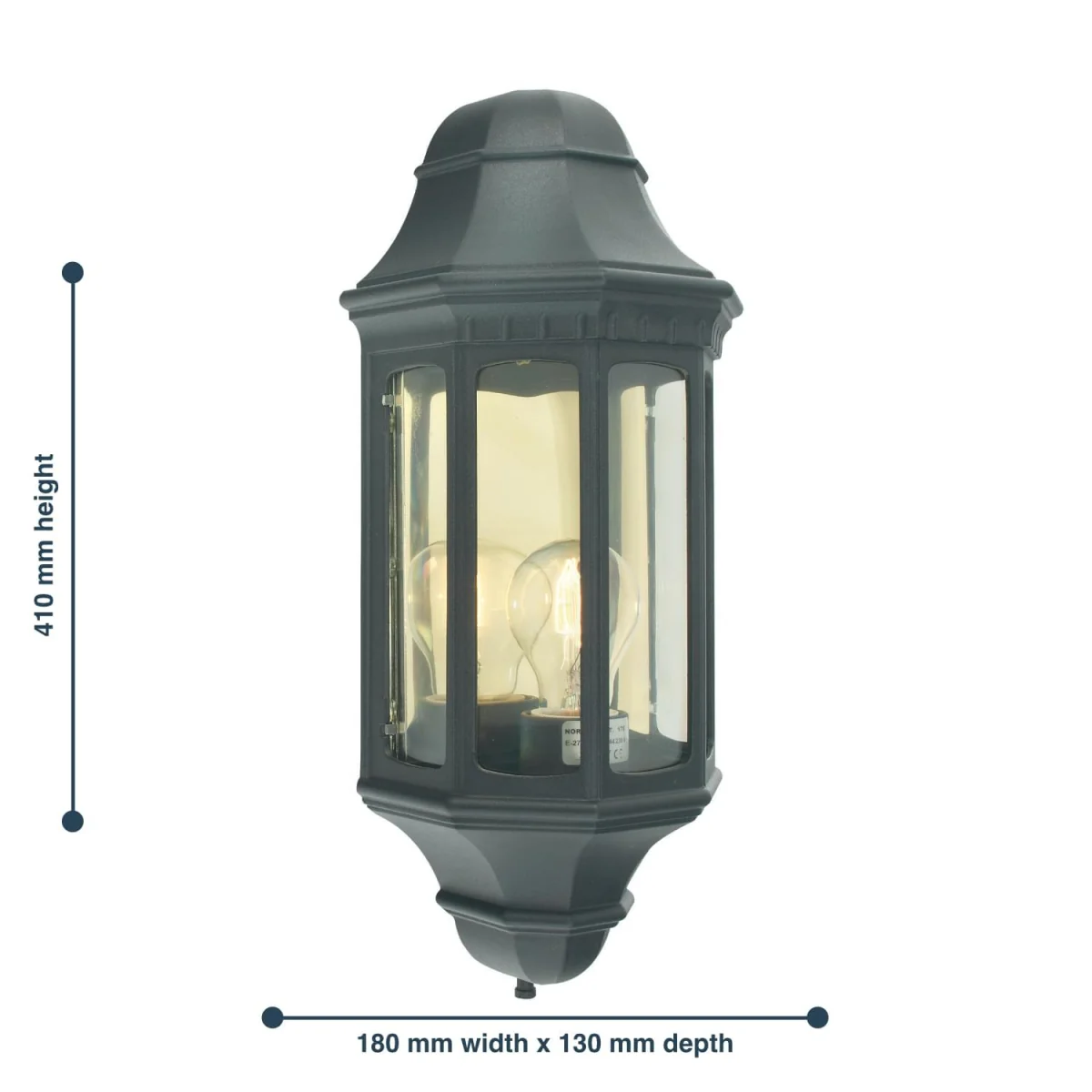 Malaga Wall Light Black - Black – image 3