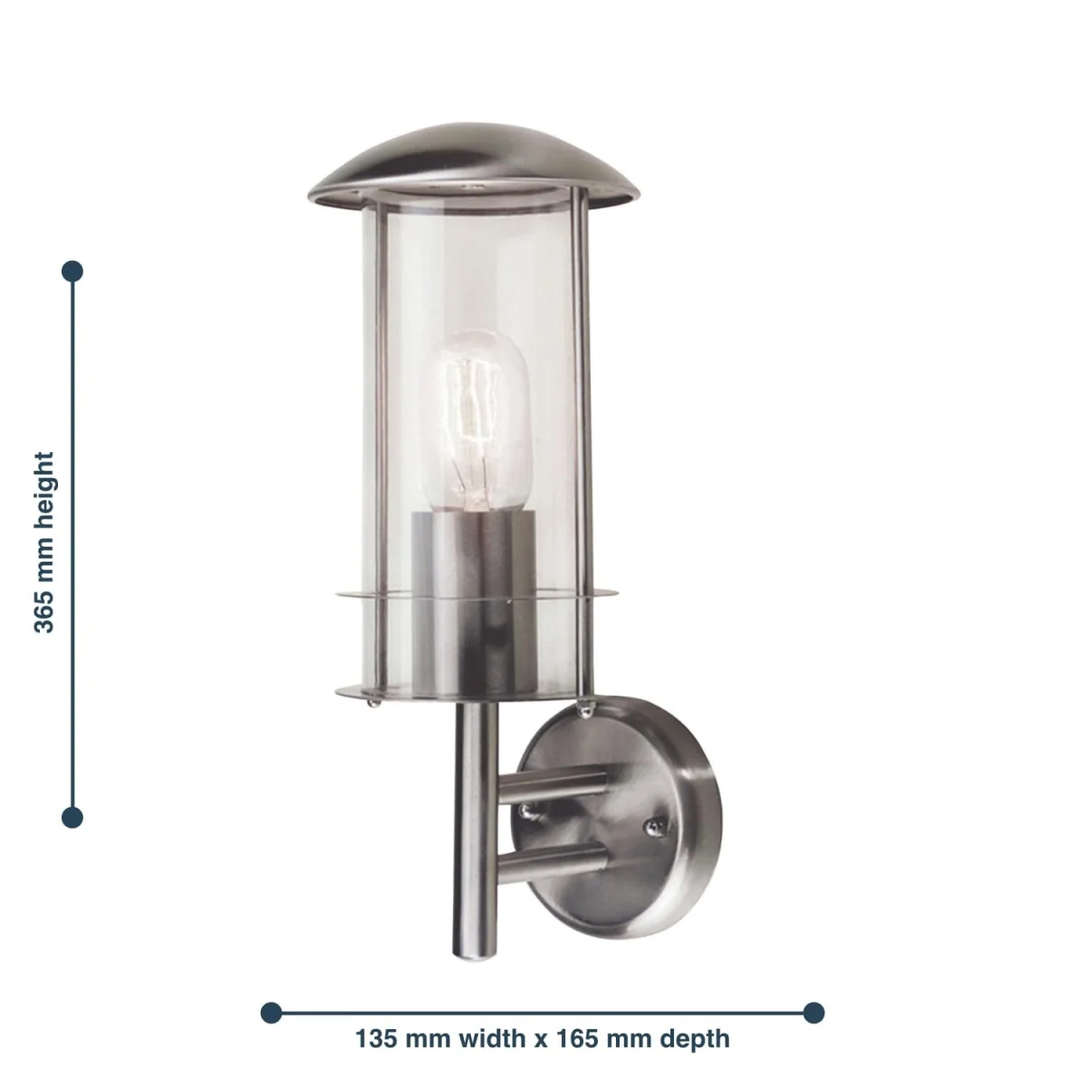 Bruges Wall Light Stainless Steel - Stainless Steel – image 2