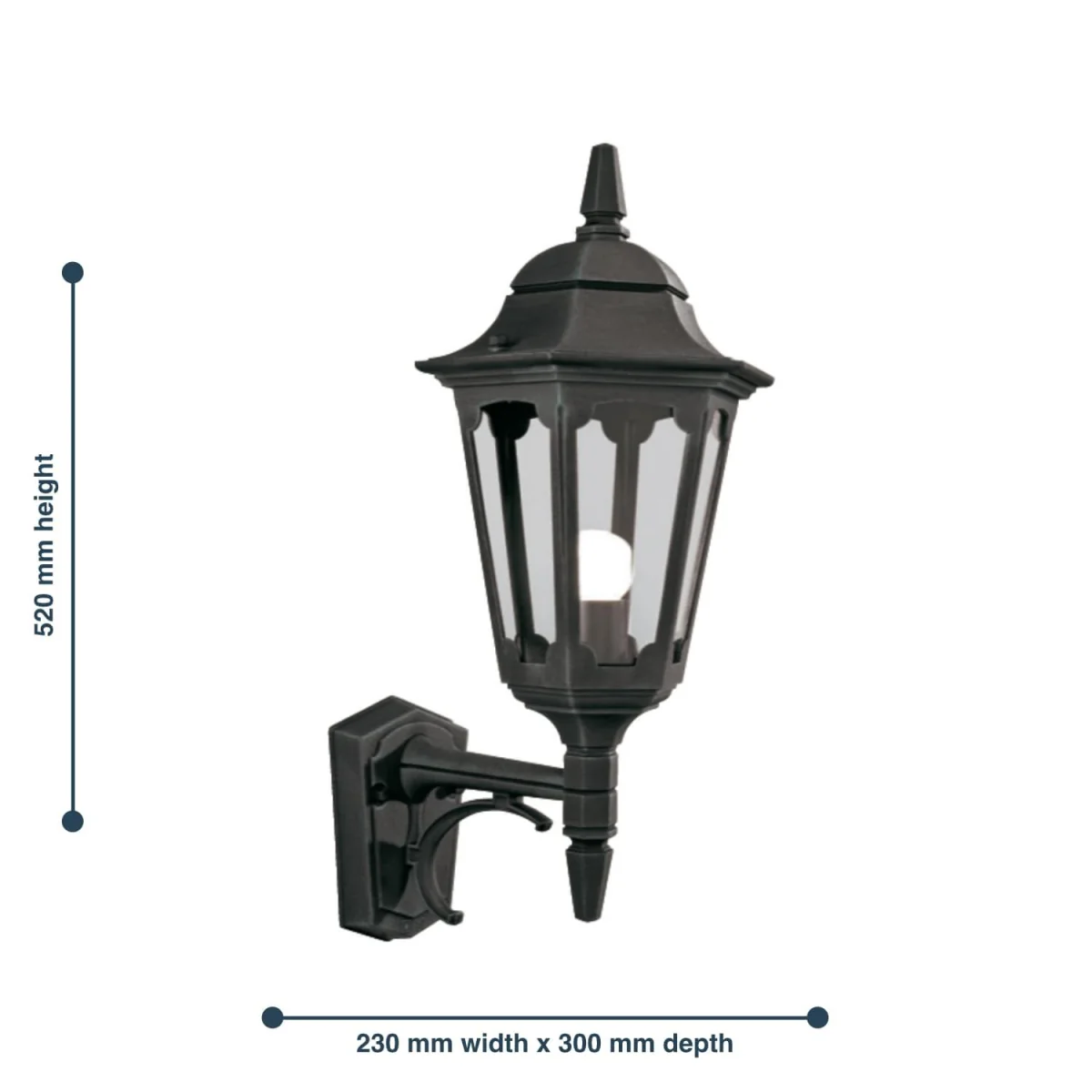 Elstead Lighting Parish Wall Light Black A - Black – image 4