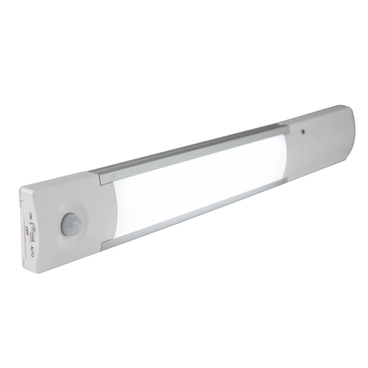 LED Cool White 28cm PIR Bar Light - White – image 2