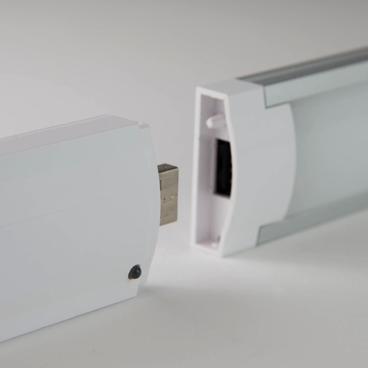 LED Cool White 28cm PIR Bar Light - White – image 5