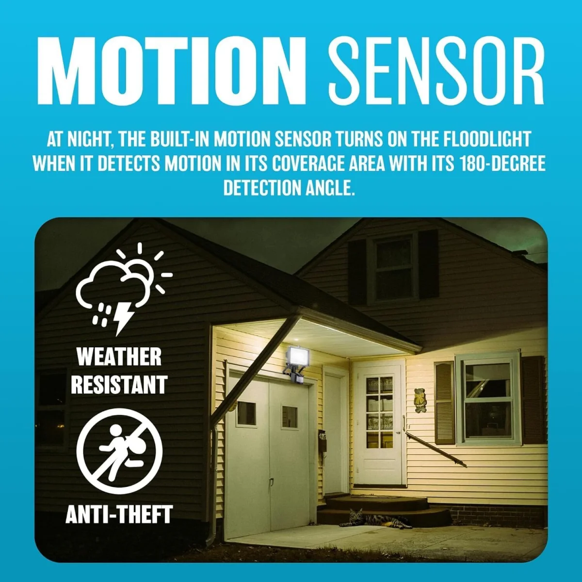 Sensor Flood Light - Black – image 4