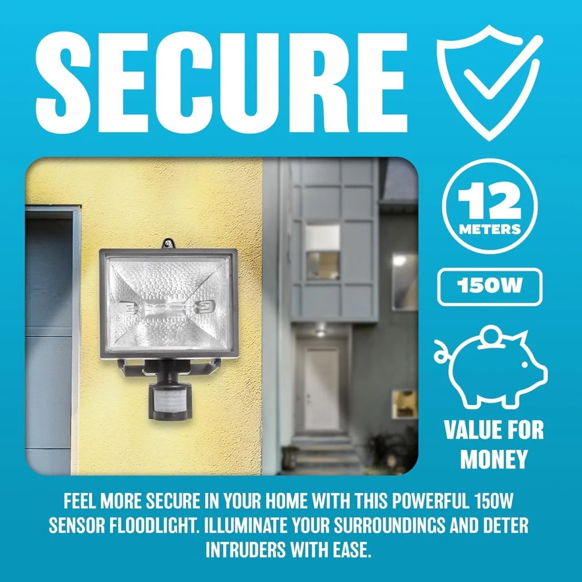 Sensor Flood Light - Black – image 5