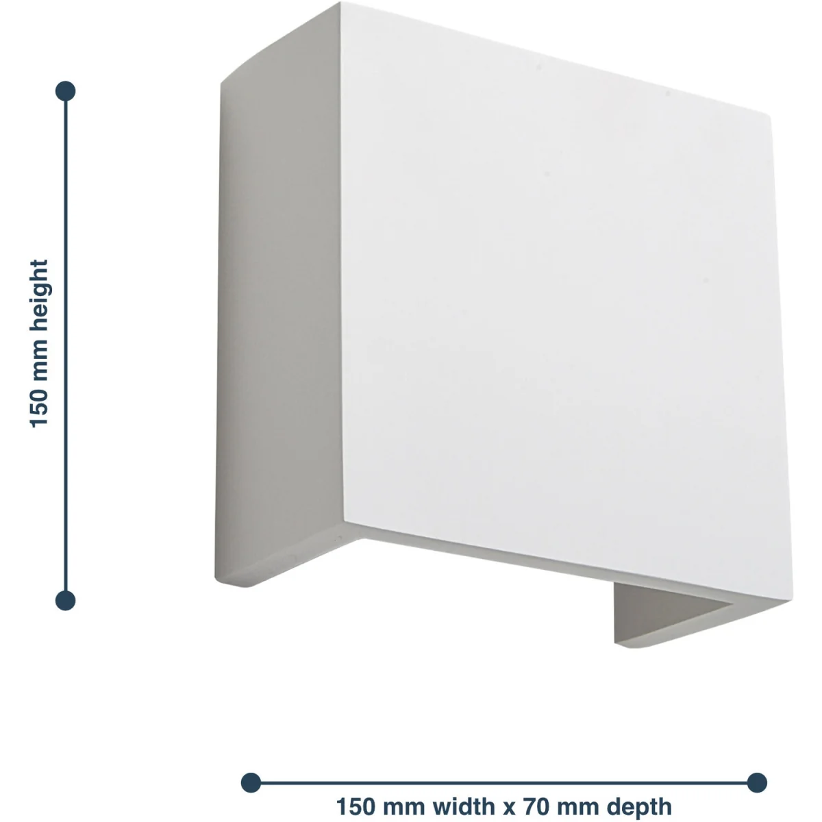 Set Of 2 Michele Wall Washer Lights - White Plaster – image 12
