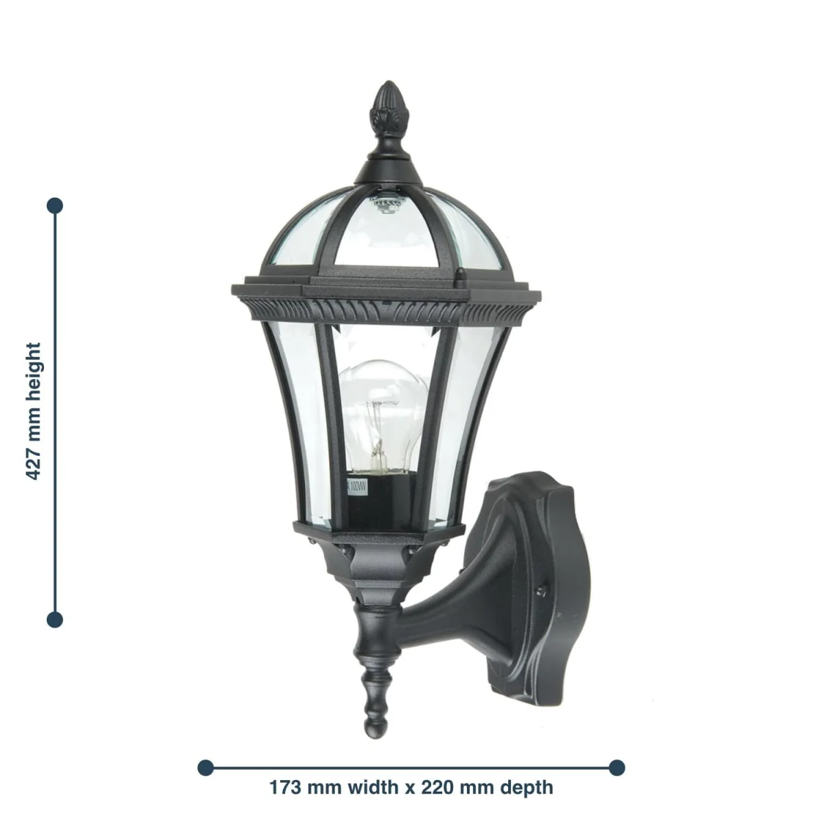 Ledbury Wall Light Black - Black – image 2