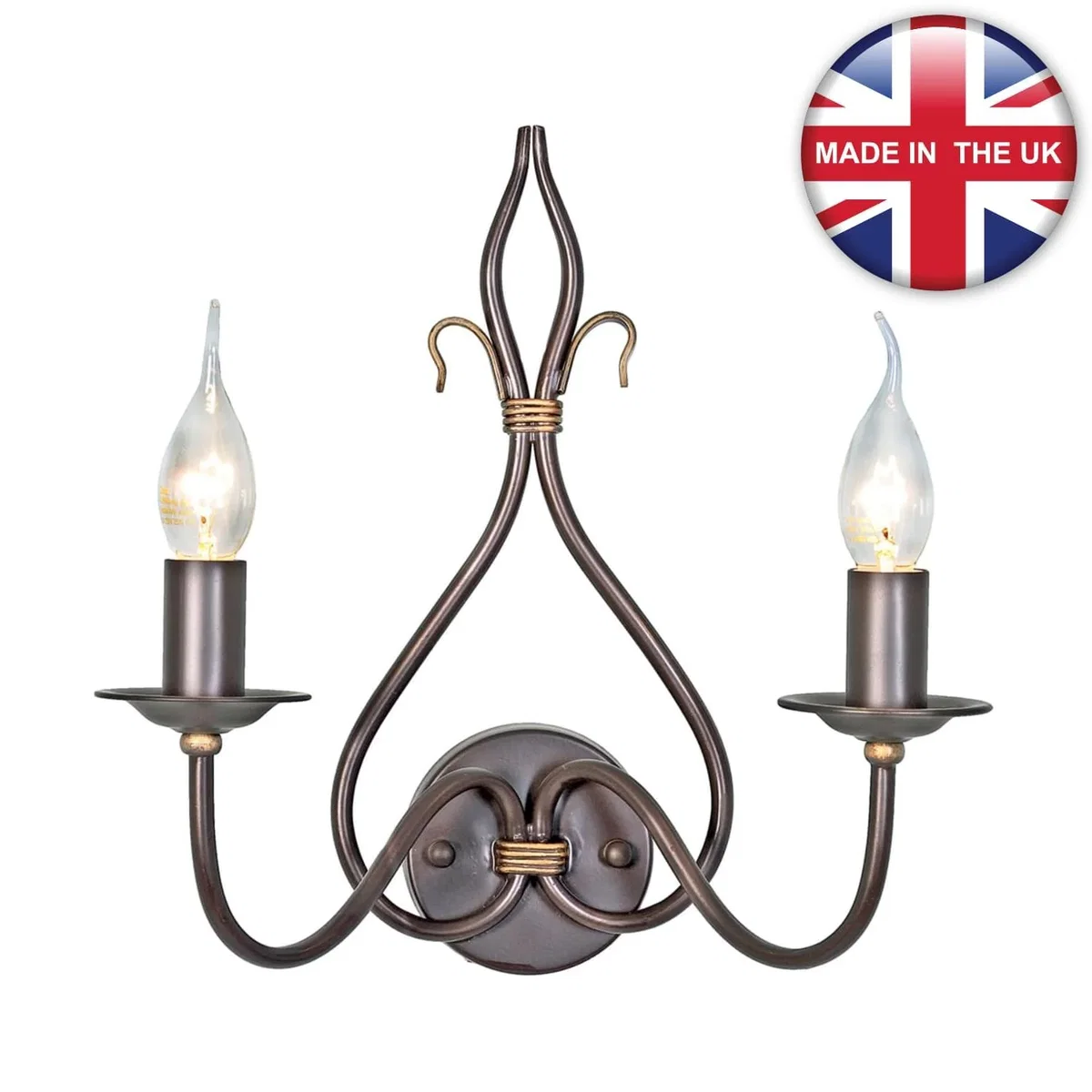 Elstead Lighting Windermere Wall Light  Brown - Brown – image 2