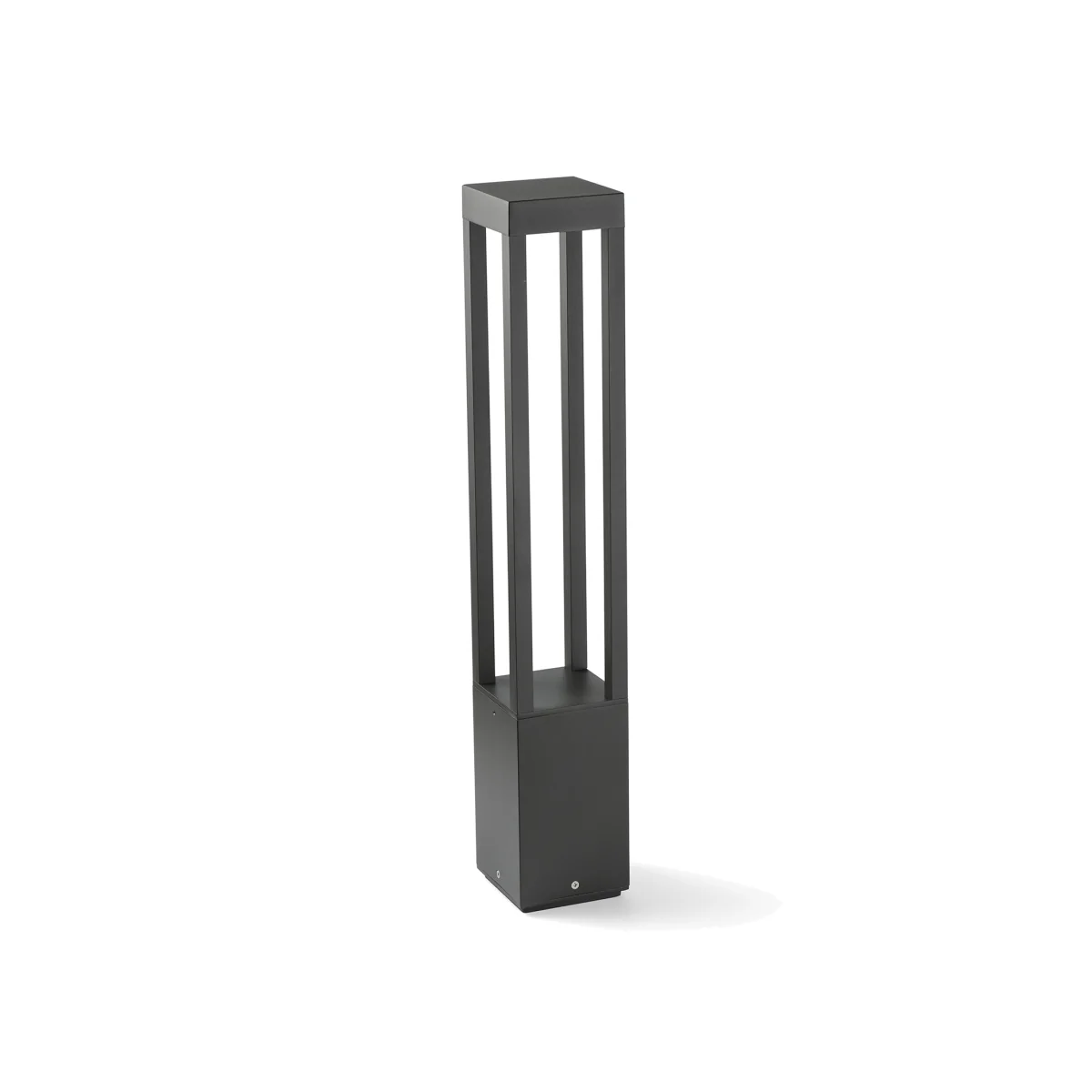 Agra Bollard Light Grey - Grey
