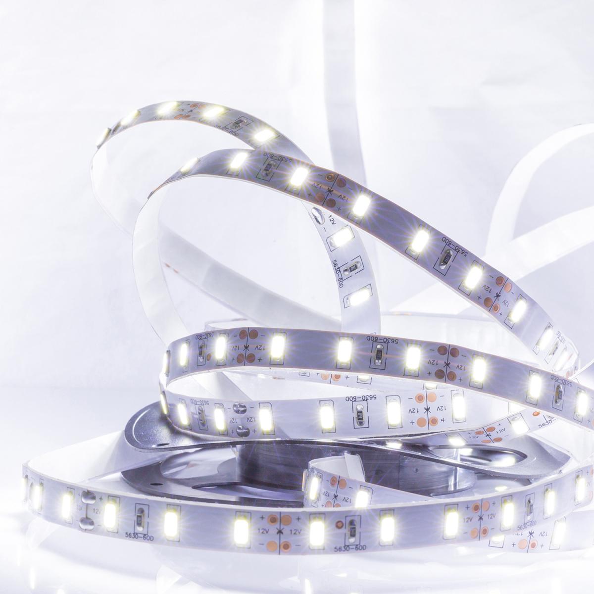 RGB 3m LED Silicone Coated Strip Light - White – image 2