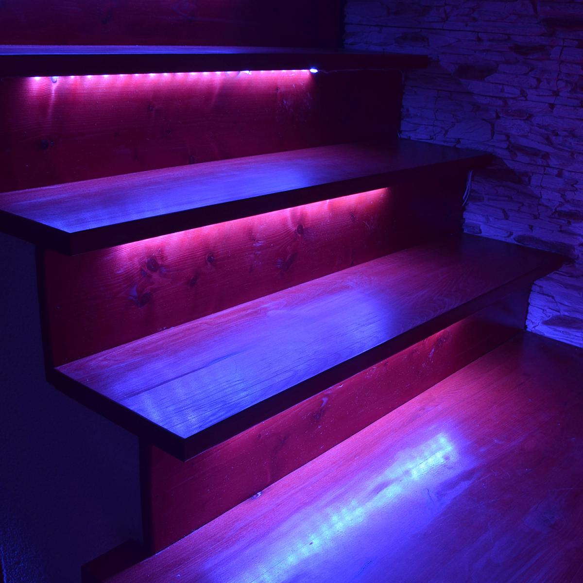 RGB 3m LED Silicone Coated Strip Light - White – image 5