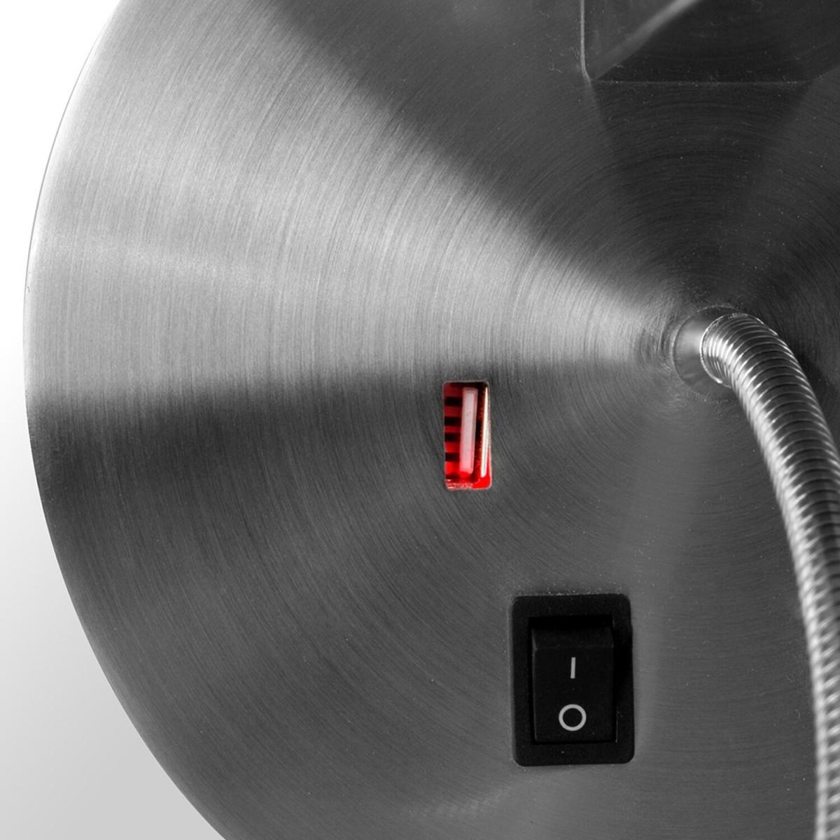 Solara USB Silver Indoor Wall Light - Silver – image 2