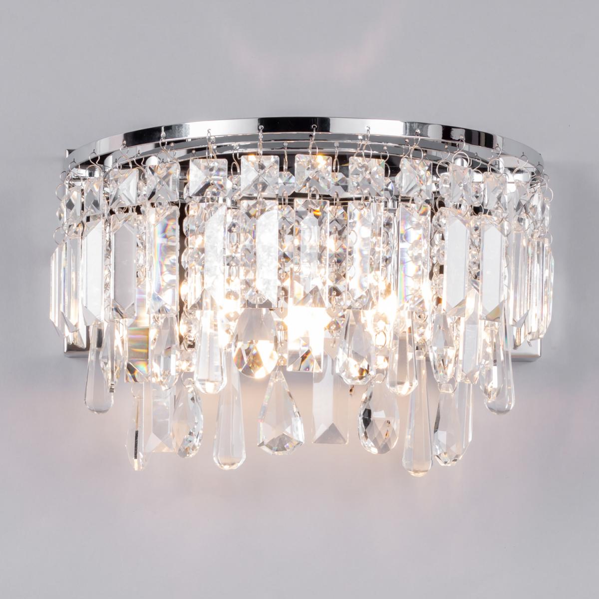 Brona 2 Light Bathroom Wall Light - Chrome – image 2