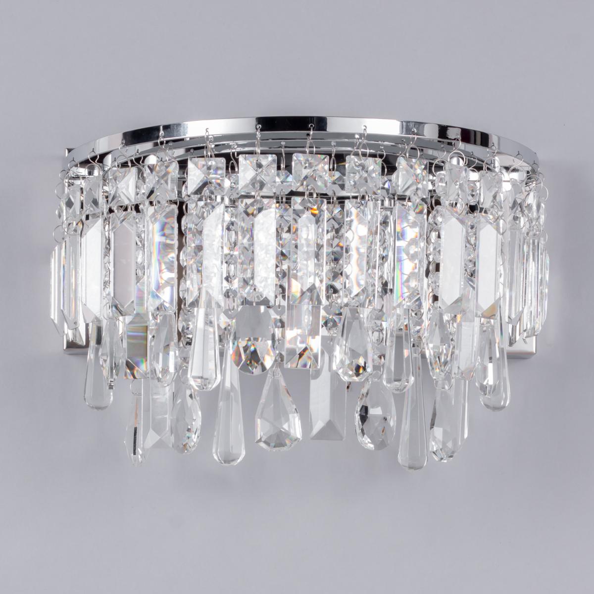 Brona 2 Light Bathroom Wall Light - Chrome – image 3