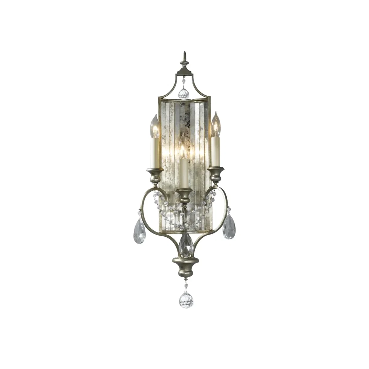 Elstead Lighting Gianna Wall Light Silver - Silver – image 1