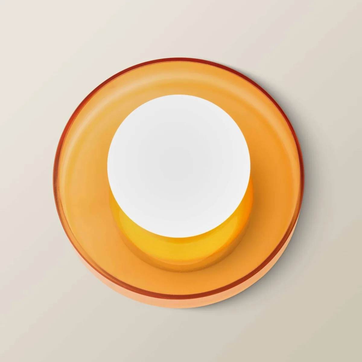 Newbury Glass Plate with Globe Shade IP44 Bathroom Wall Light - Amber / 25cm / 0.46kg / 0 – image 6