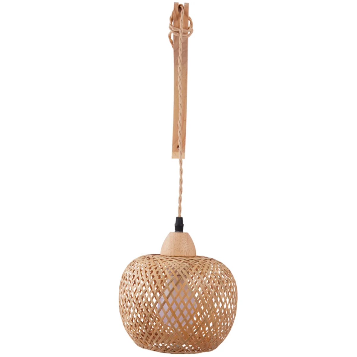 Bamboo Shade E27 Wall Light - Neutral – image 3