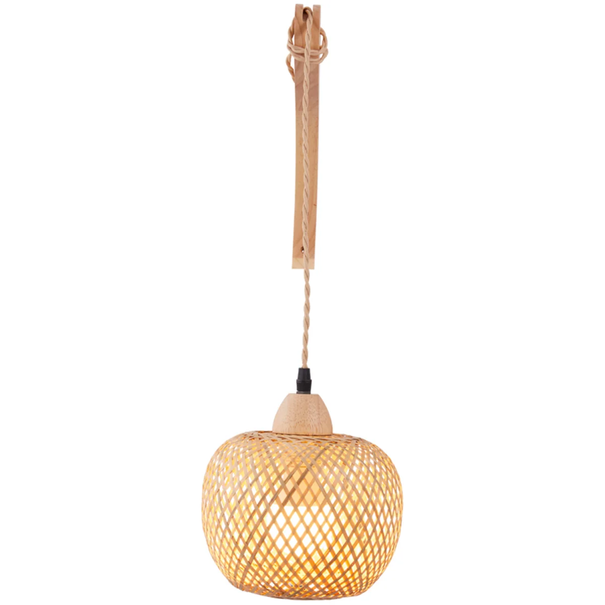 Bamboo Shade E27 Wall Light - Neutral – image 4