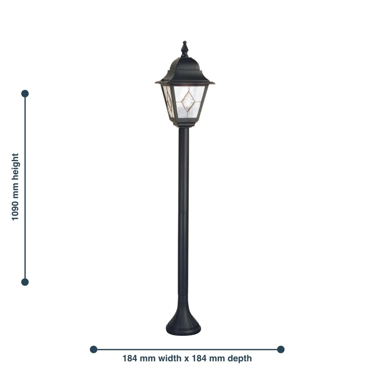 Norfolk Bollard Light Black - Black – image 2