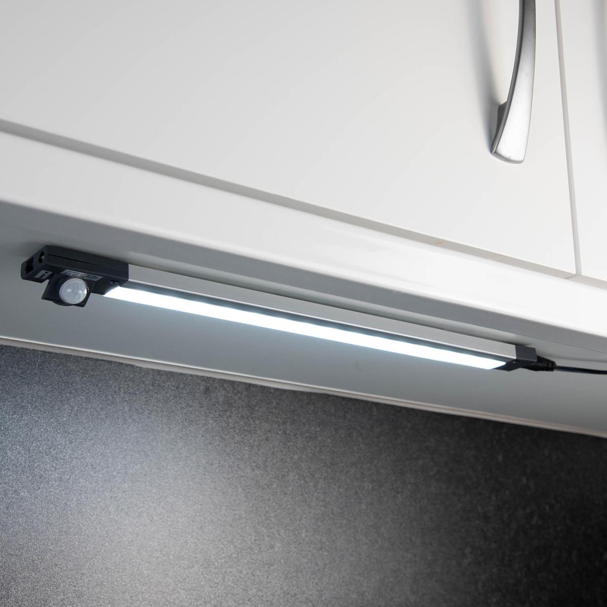LED Cool White PIR Bar Light 34cm - White – image 2