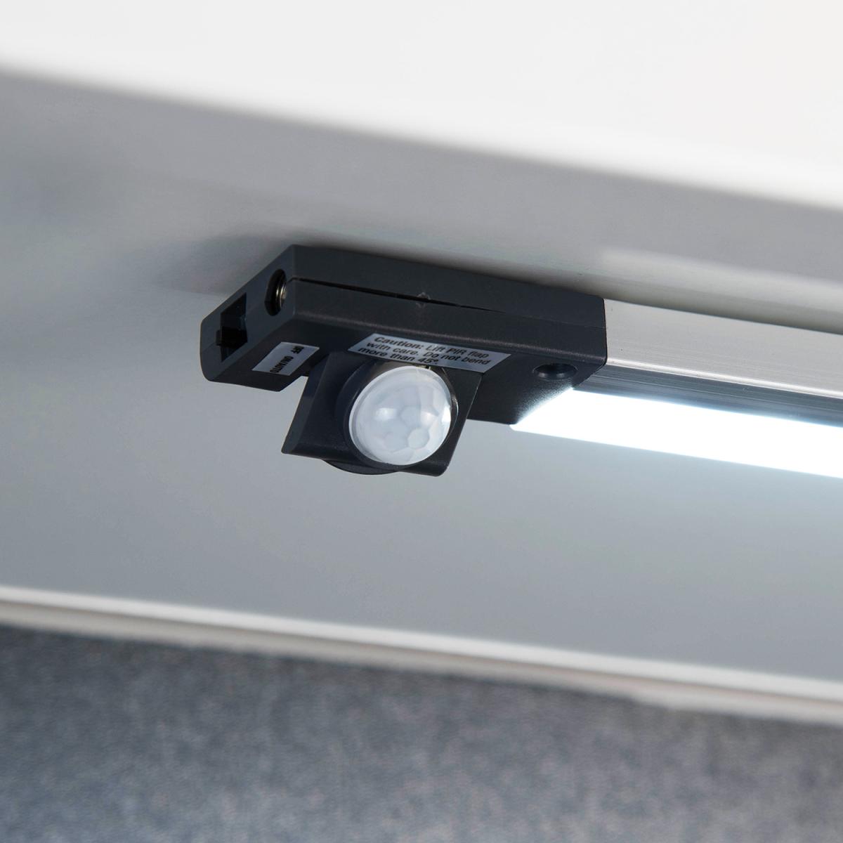 LED Cool White PIR Bar Light 34cm - White – image 3