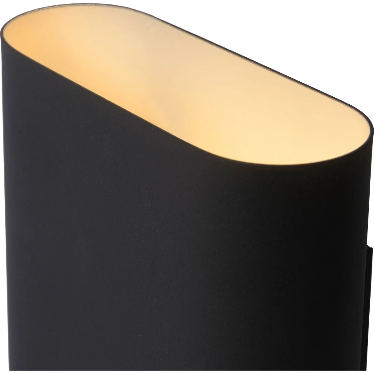 Lucide Lighting Ovalis Wall Light Black - Black – image 4