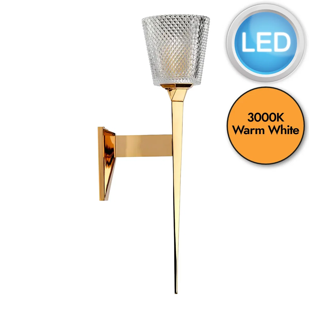 Verity Wall Light Gold - Gold – image 2