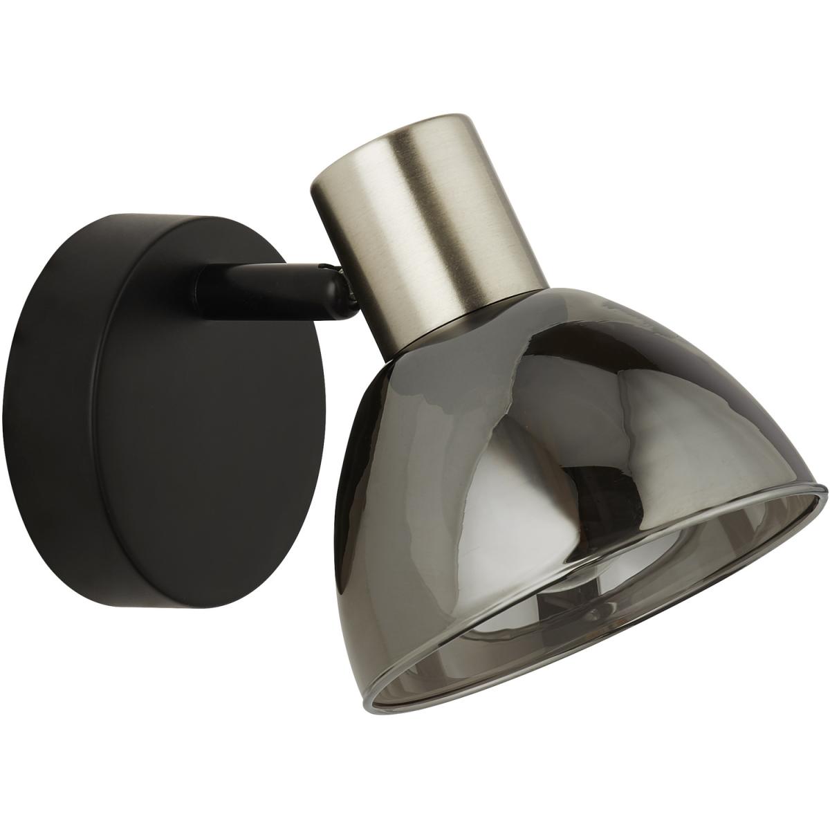Satin Nickel and Black Spotlight - Black – image 2