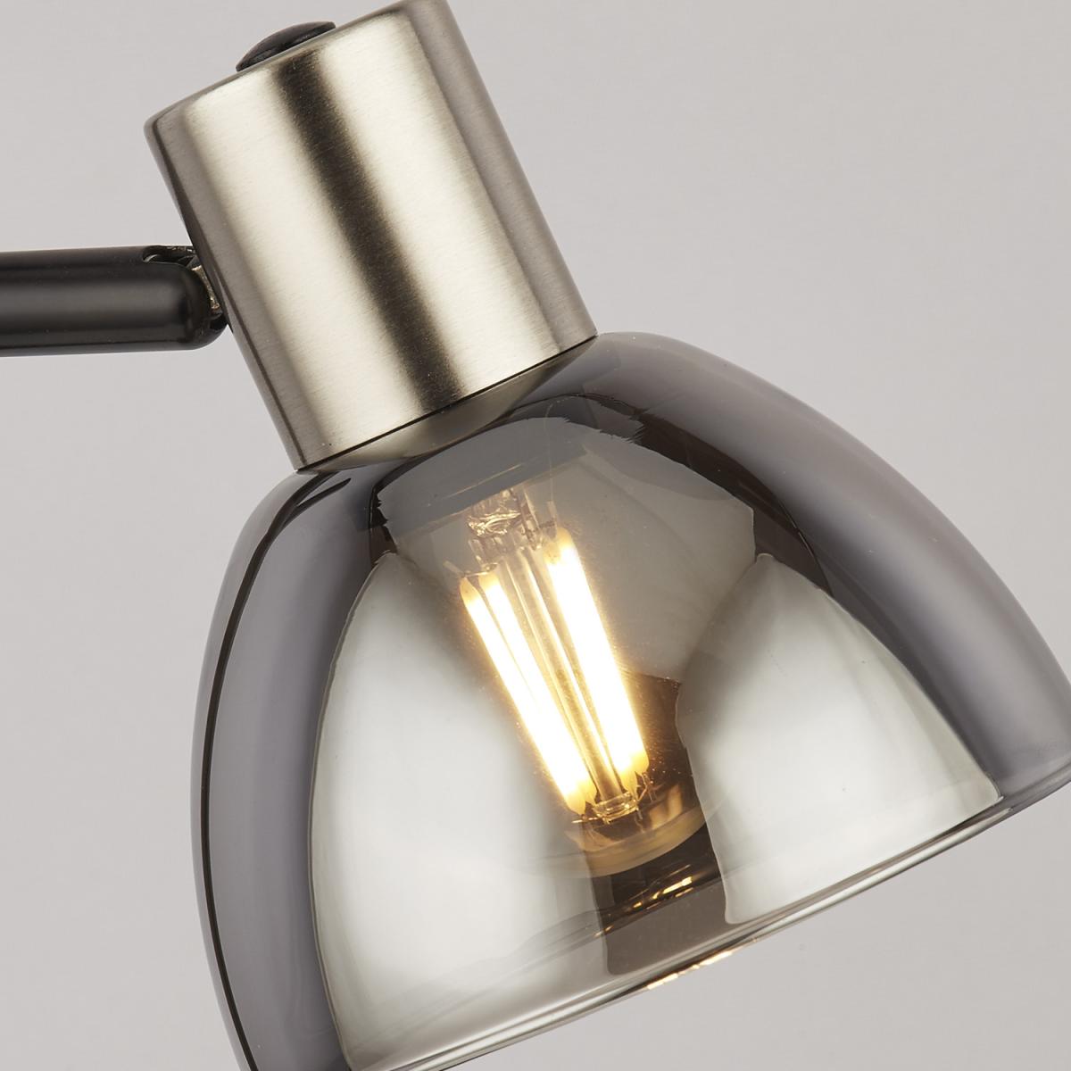 Satin Nickel and Black Spotlight - Black – image 3