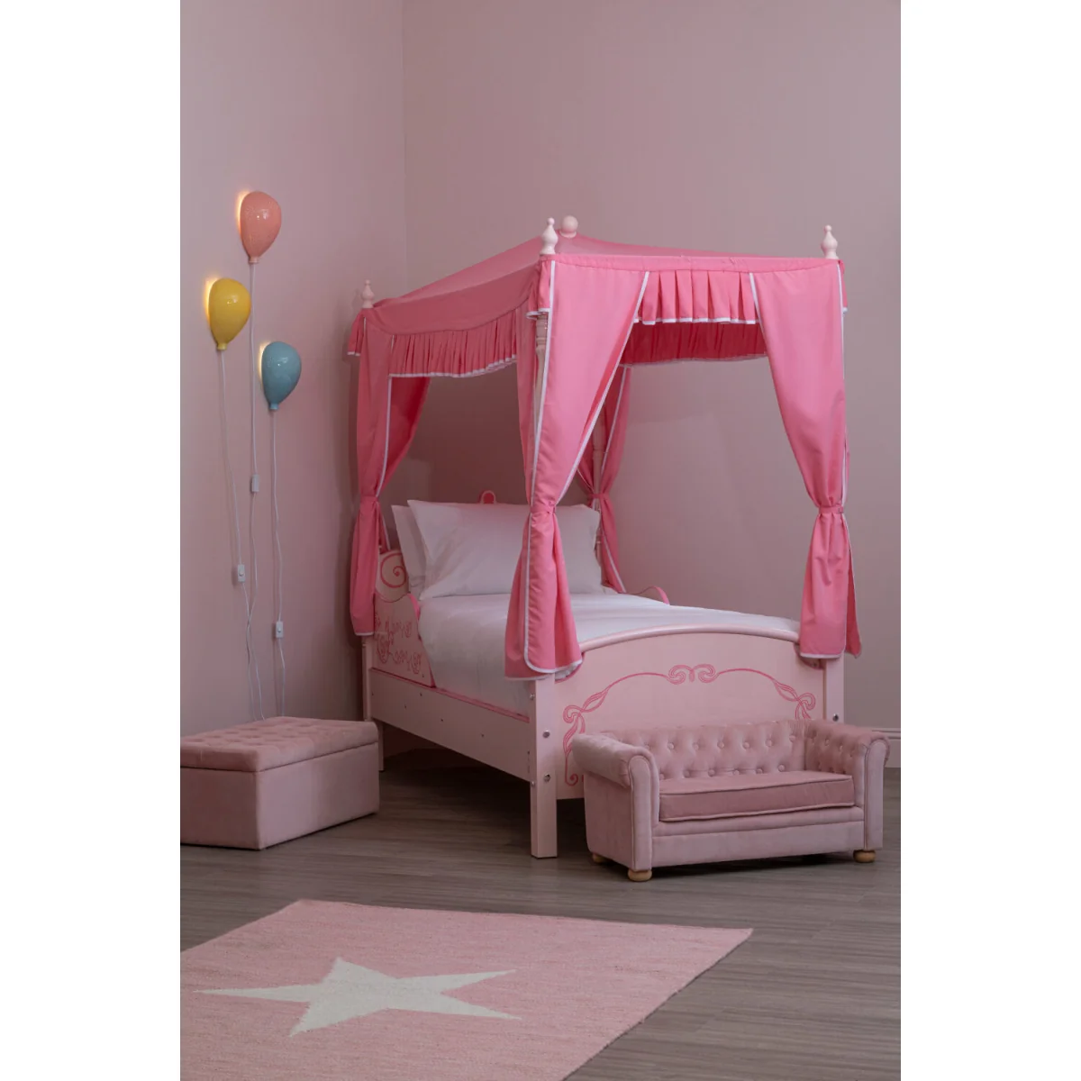 Ola Kids Pink Balloon Ceramic Wall Night Light - Pink – image 2