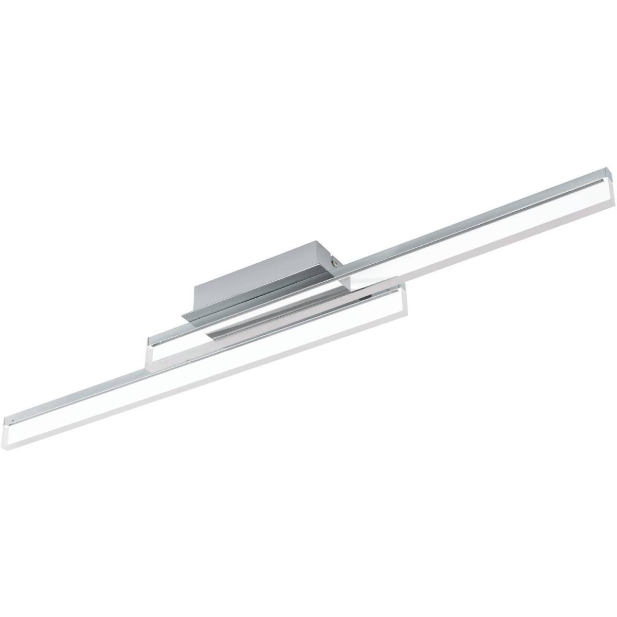 Eglo Palmital Chrome Steel Clear LED Wall Light - White – image 2