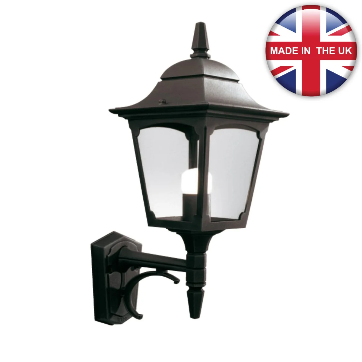 Elstead Lighting Chapel Wall Light Black C - Black – image 2