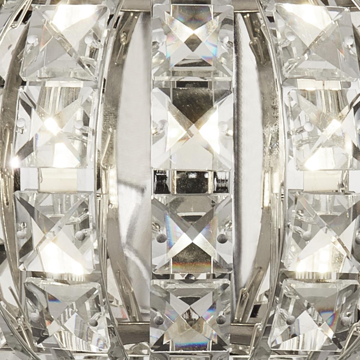Edinburgh Chrome 2LT Wall Light  - Silver – image 3