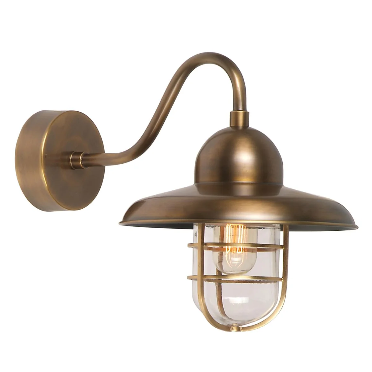 Somerton Wall Light Brass - Brass – image 2