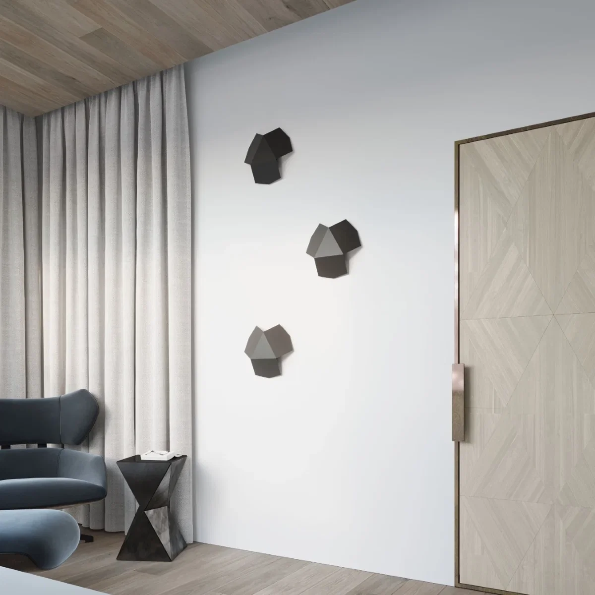 Wall lamp TRE black - black – image 4
