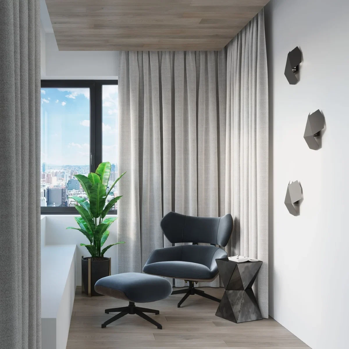 Wall lamp TRE black - black – image 5