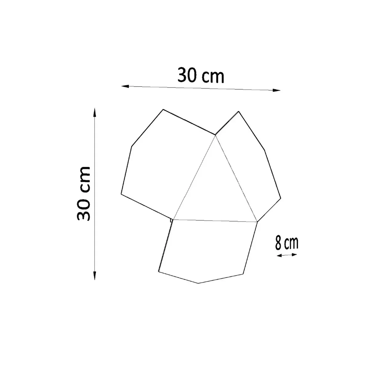 Wall lamp TRE black - black – image 7