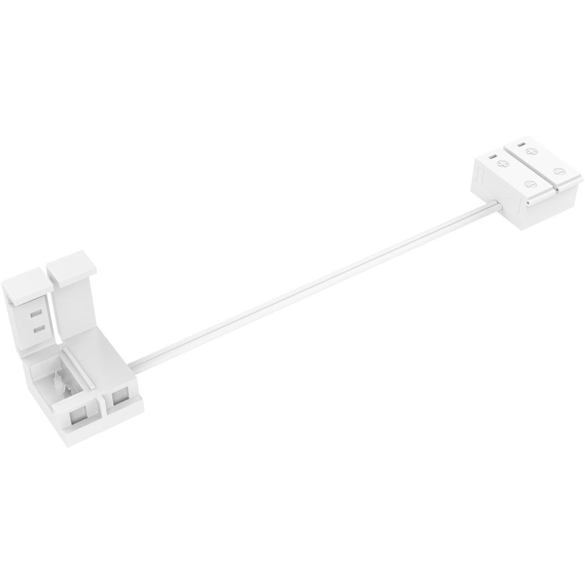 4 Pin L Shaped Strip Light Connector - White – image 2