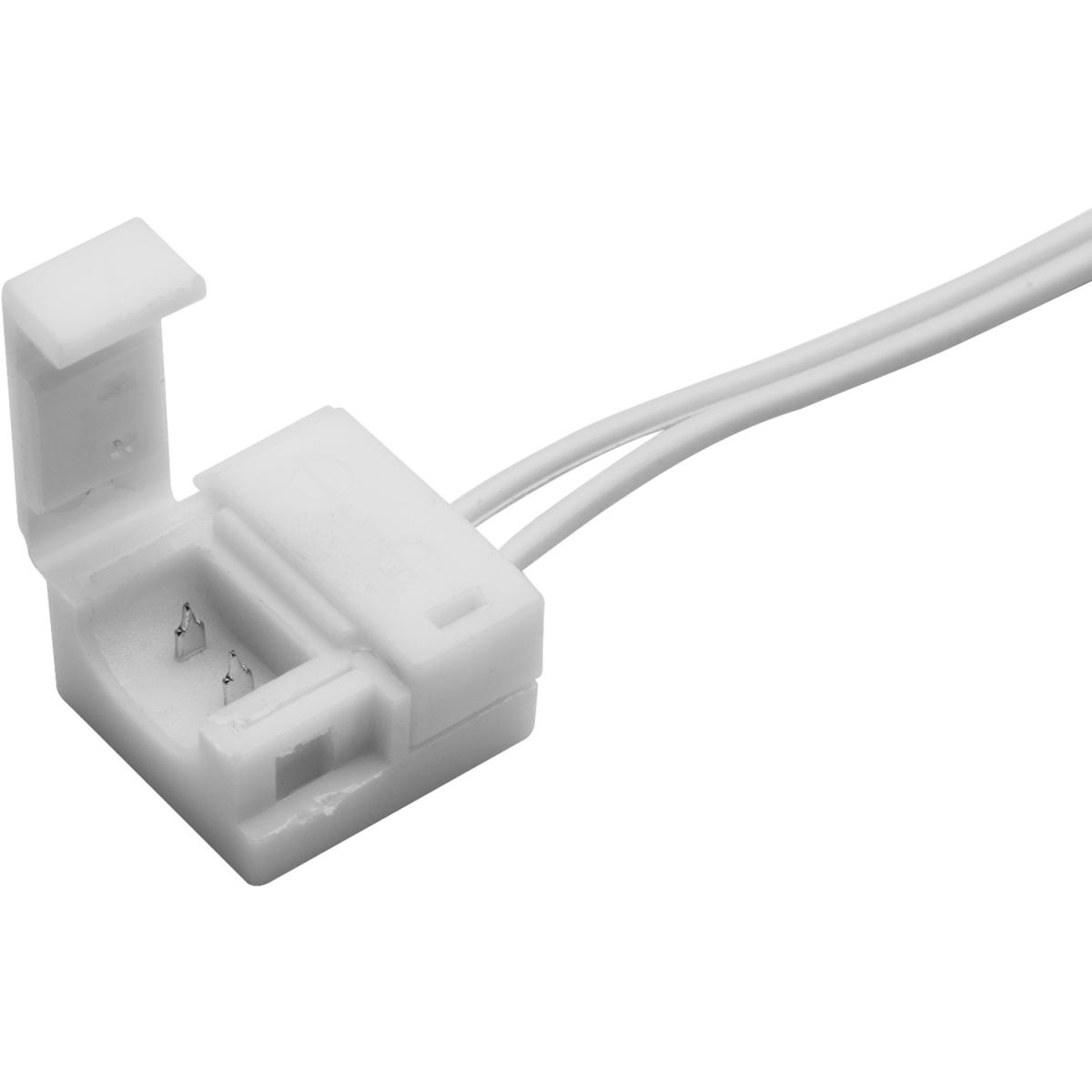 4 Pin L Shaped Strip Light Connector - White – image 3