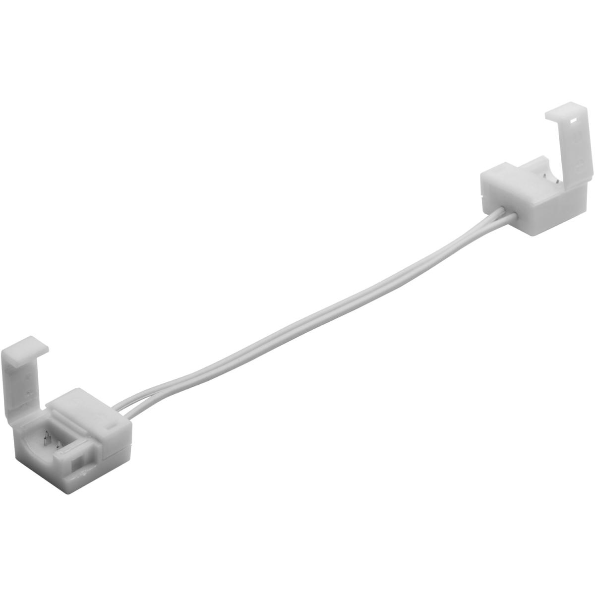 4 Pin L Shaped Strip Light Connector - White – image 4