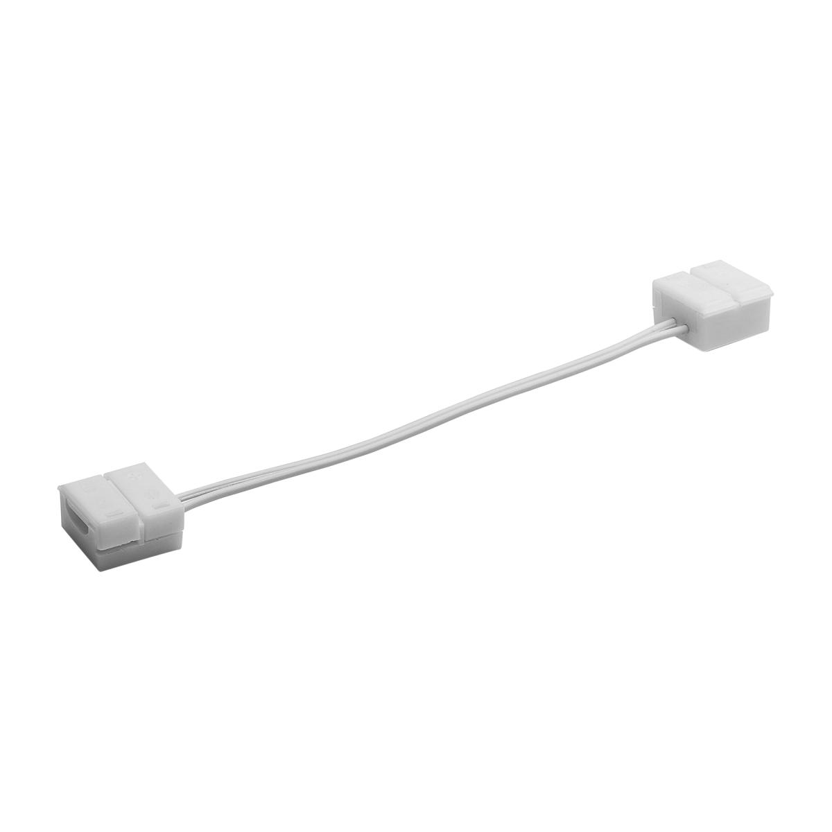 4 Pin L Shaped Strip Light Connector - White – image 1