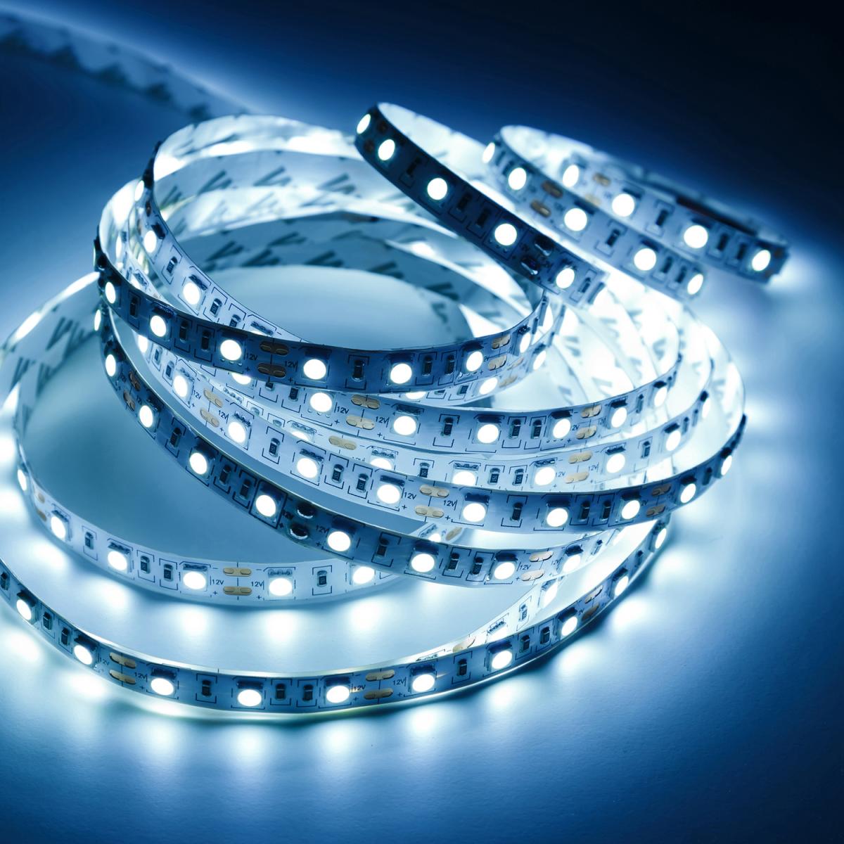 Cool White 5m Silicone Coated Led Strip Light - White – image 3