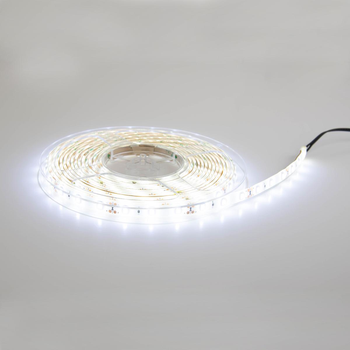 Cool White 5m Silicone Coated Led Strip Light - White – image 6