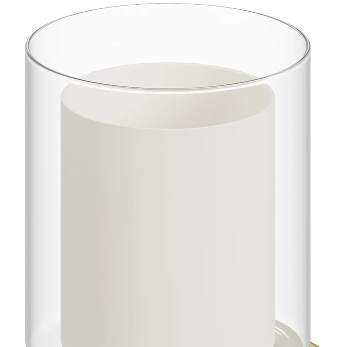 Modern Wall Lamp with Double Layer Glass Shade - Gold – image 7