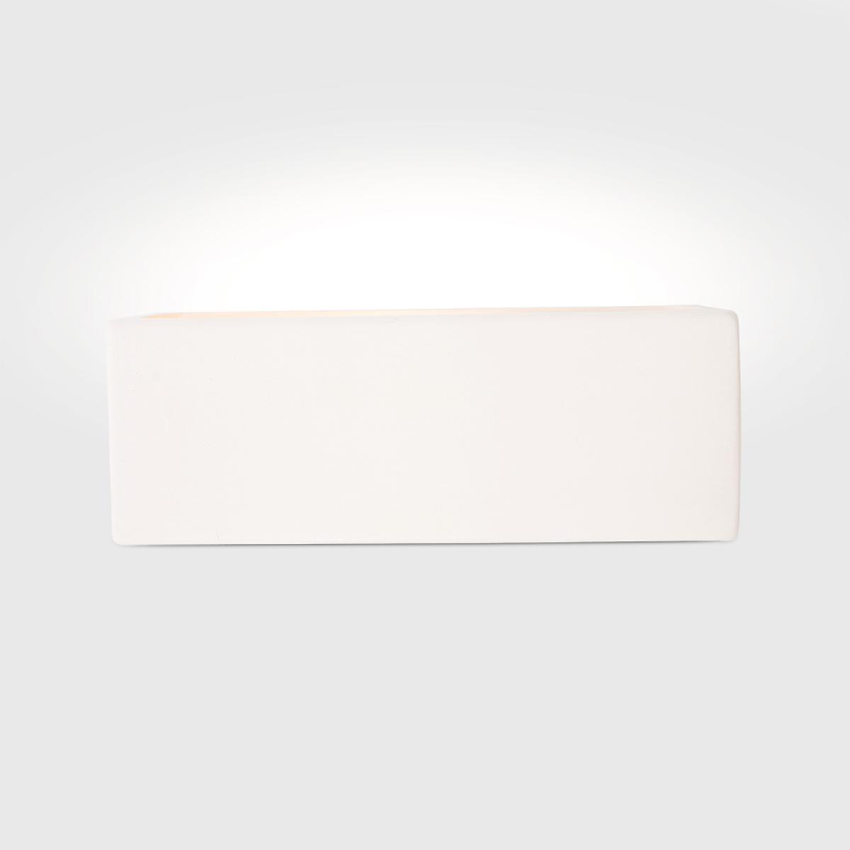 Pair Of Ceramic Block Paint Me Wall Lights - White – image 3