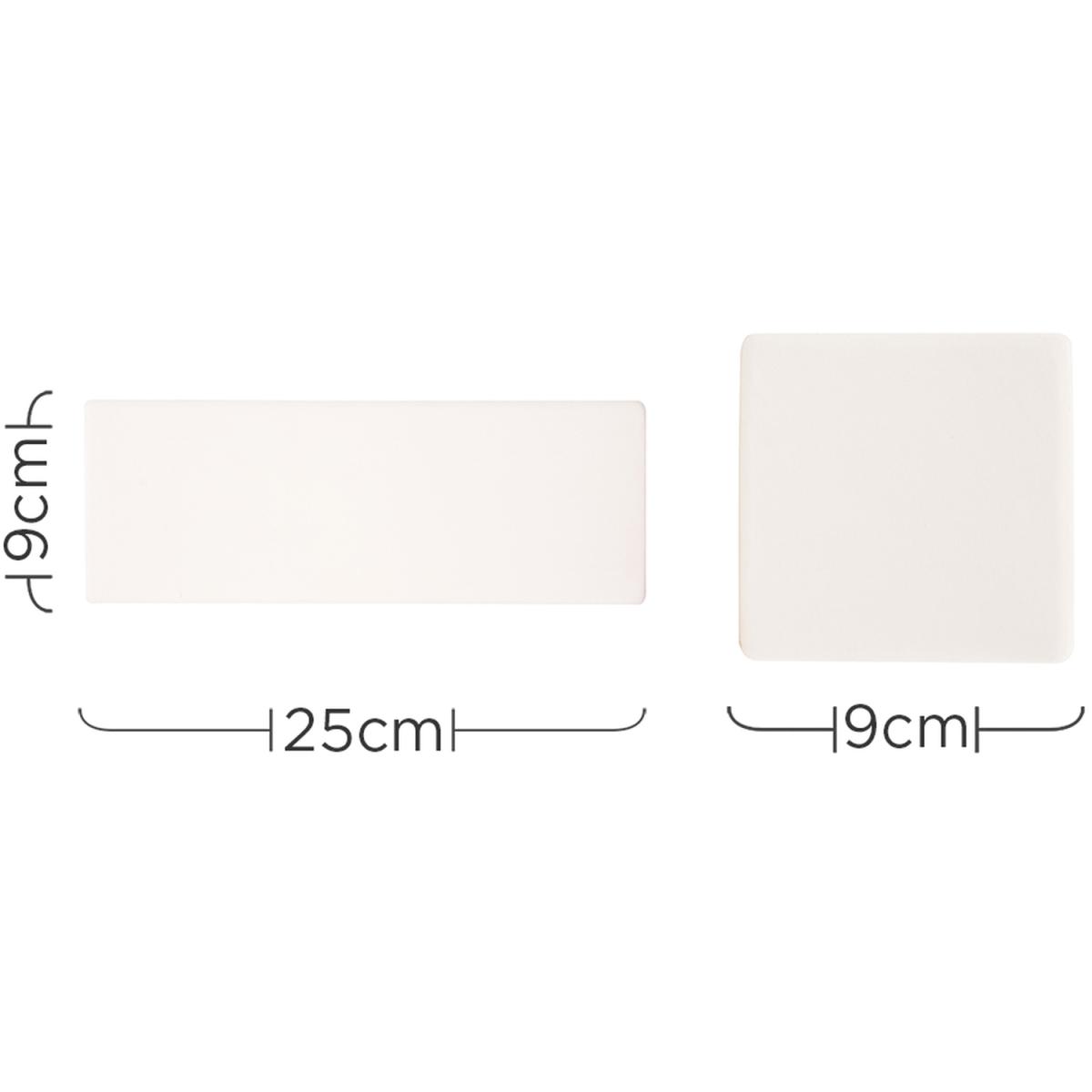 Pair Of Ceramic Block Paint Me Wall Lights - White – image 4